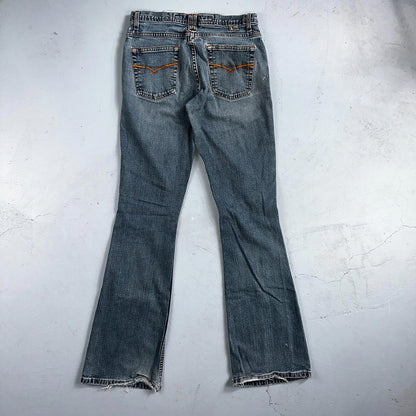 VINTAGE Cruel Girl Jeans Womens 9 Long Regular Low Rise Wide Leg Med Wash Denim