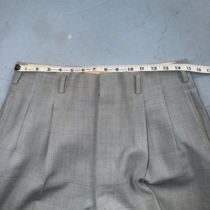 1960s 1970s VTG Mens 2 PC Suit 42 Jacket Coat Pants Gray Union Wool Rockabilly