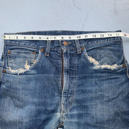 Levis 505 Big E Vintage 60s Redline Selvedge USA XX 1960s Jeans 501 Act 31x28