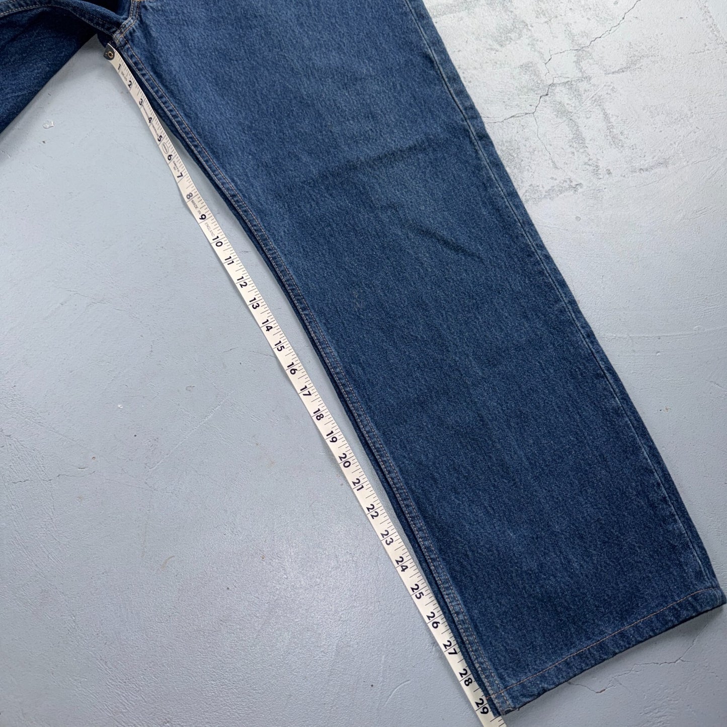 Levis 501 Vintage 90s Y2K XX Straight Leg Jeans Blue Dark Wash 38x32 Act 37x29
