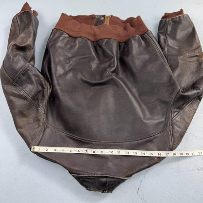 VTG 50s Sierra Sportswear Horsehide Leather Jacket Distressed Buco A2 Bomber