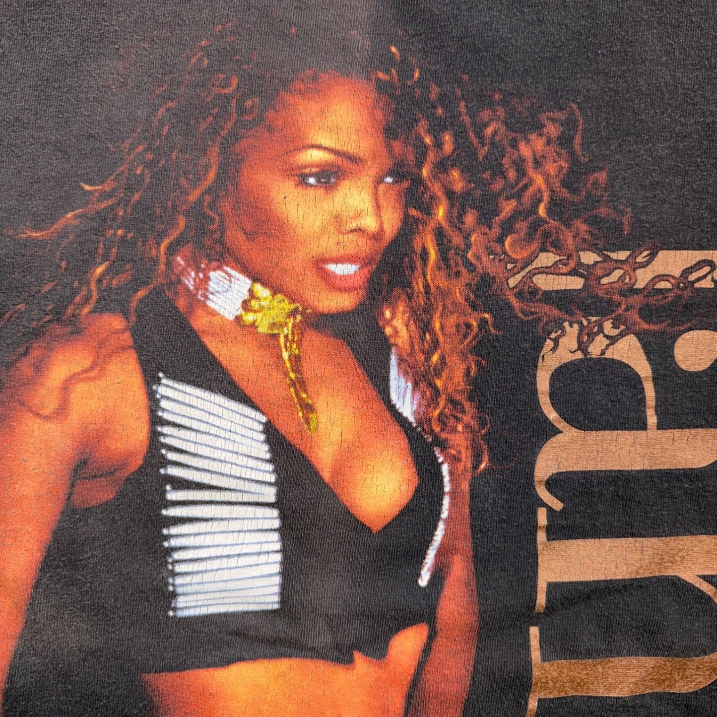 VTG Janet Jackson World Tour 1993 Single Stitch T Shirt 90s Photo Graphic Tee
