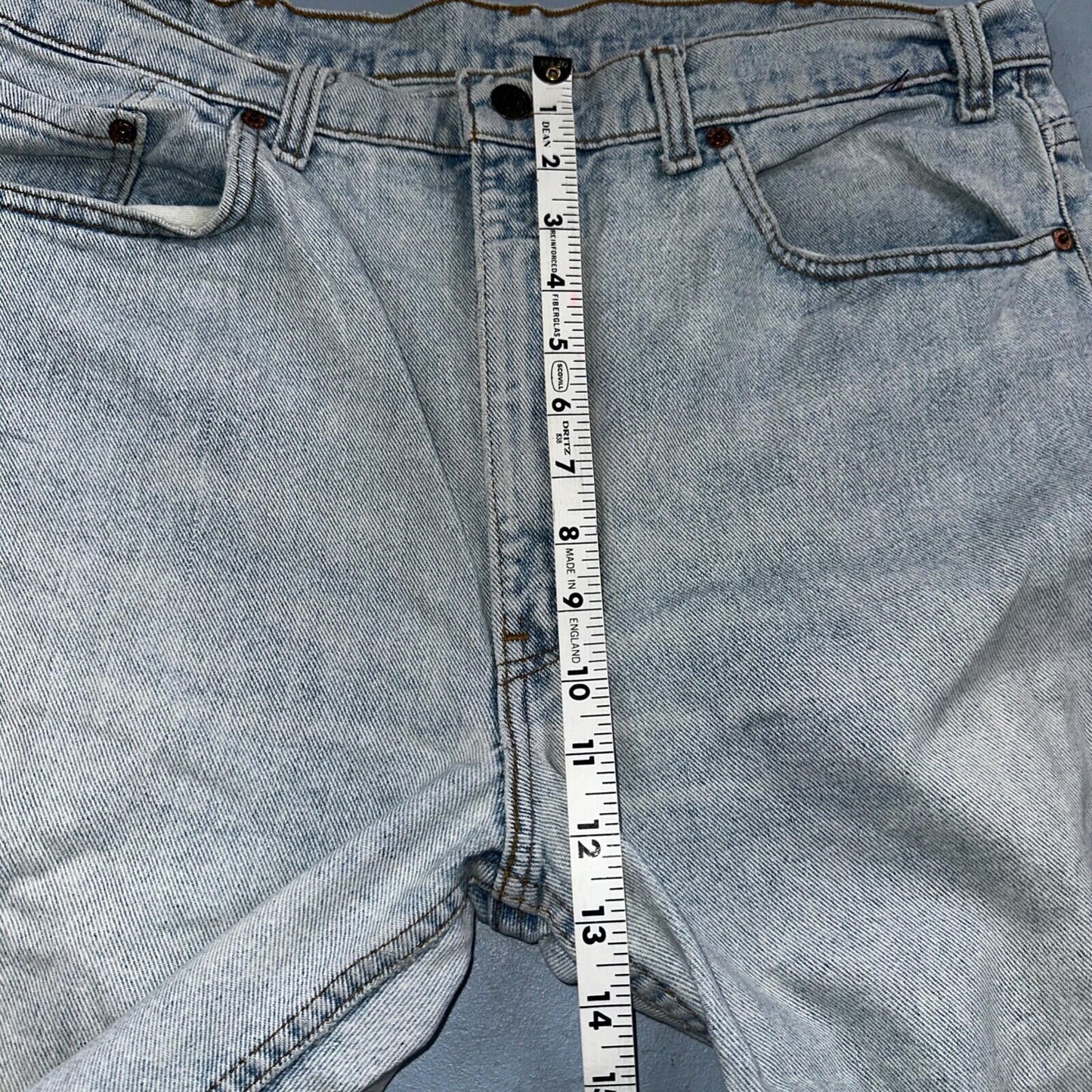 Levis 505 Vintage 90s USA XX Jeans Blue 501 Light Wash 38x30 Act 36x28