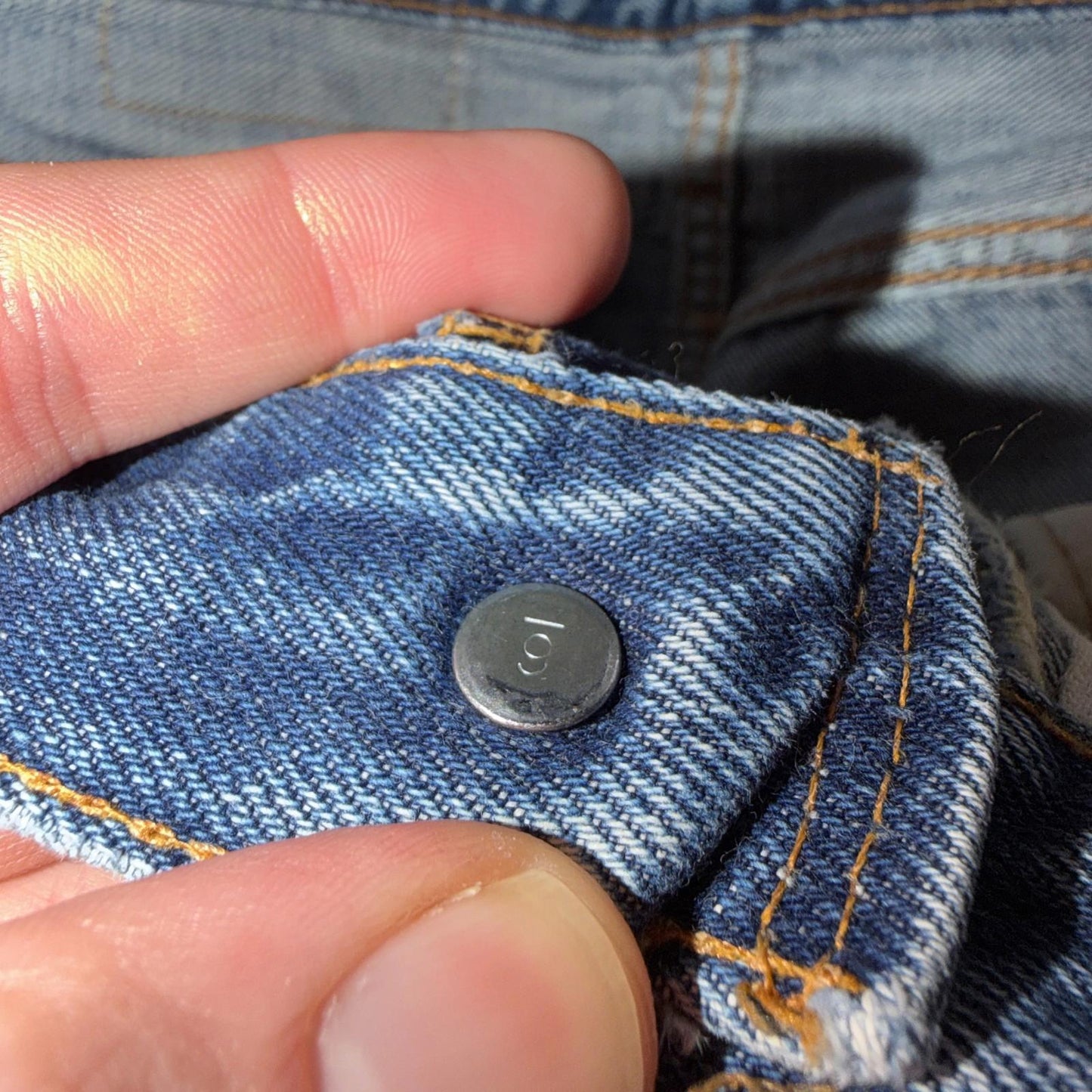 Levis 501 VTG 70s SS Redline Selvedge Jeans XX Med Wash 29x30 Act 27x28