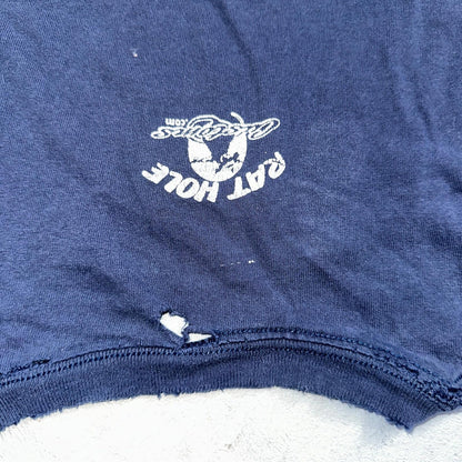 Rat Hole Auto Body Traditional Paint VTG T Shirt Thrashed Distressed Cars Promo