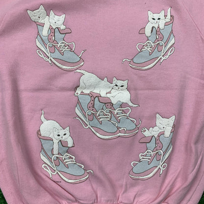 Nike Vintage Sweatshirt Mens T Shirt Pink Cats Cute Animals Canada Shoes Love