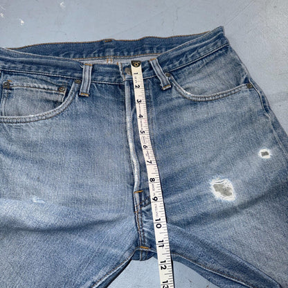 Levis 501 Vintage 80s Redline Selvedge USA XX Jeans Light Wash 33x34 Act 30x30