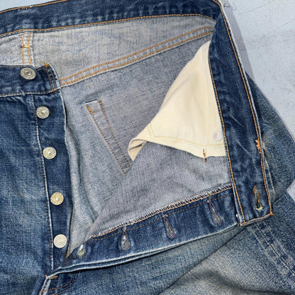 Levis 501 Big E Vintage 60s Redline Selvedge USA XX 1960s Jeans 66 Act 34x27