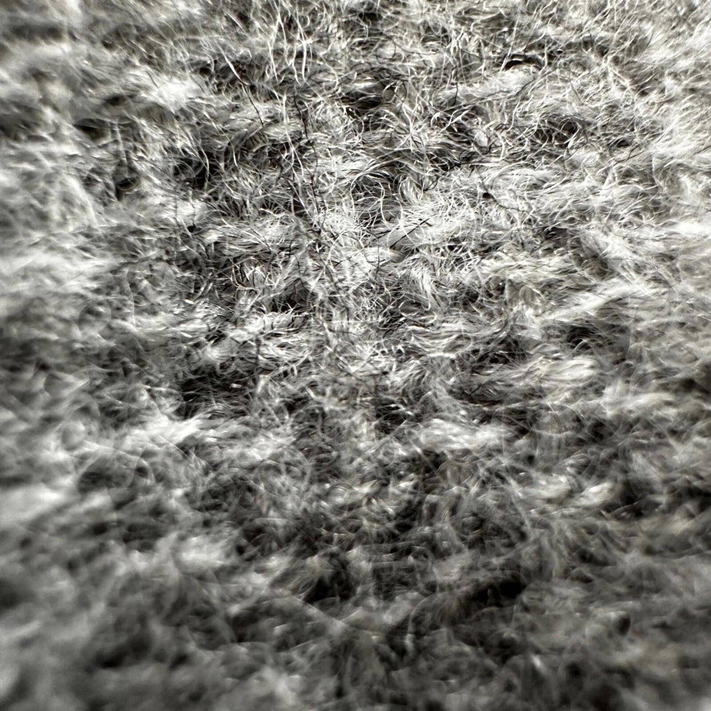 Gray Solid Stitched Scarf Lightweight Heather Winter Used Big Size Cute SQUARE