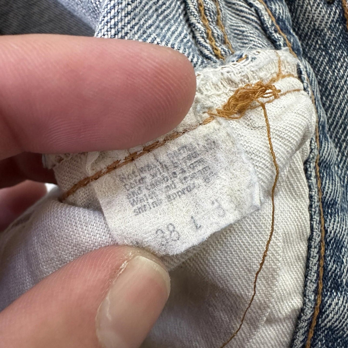 Levis VTG 70s SS Redline Selvedge USA 501 XX Jeans 66 80s 38x33 Act 34x27 CUT