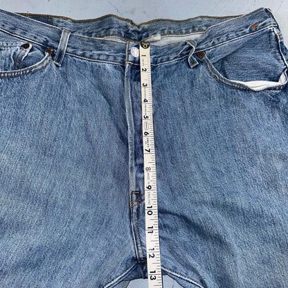 Levis 501 Vintage Y2K XX Straight Leg Jeans Blue Light Wash 40x34 Act 40x32