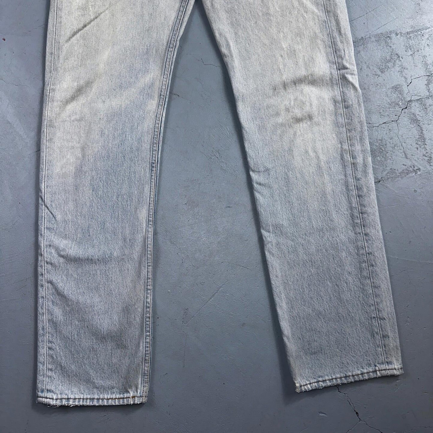 Levis 501 Vintage 90s USA XX Straight Leg Jeans Blue Light Wash 34x38 Act 30x33