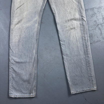 Levis 501 Vintage 90s USA XX Straight Leg Jeans Blue Light Wash 34x38 Act 30x33