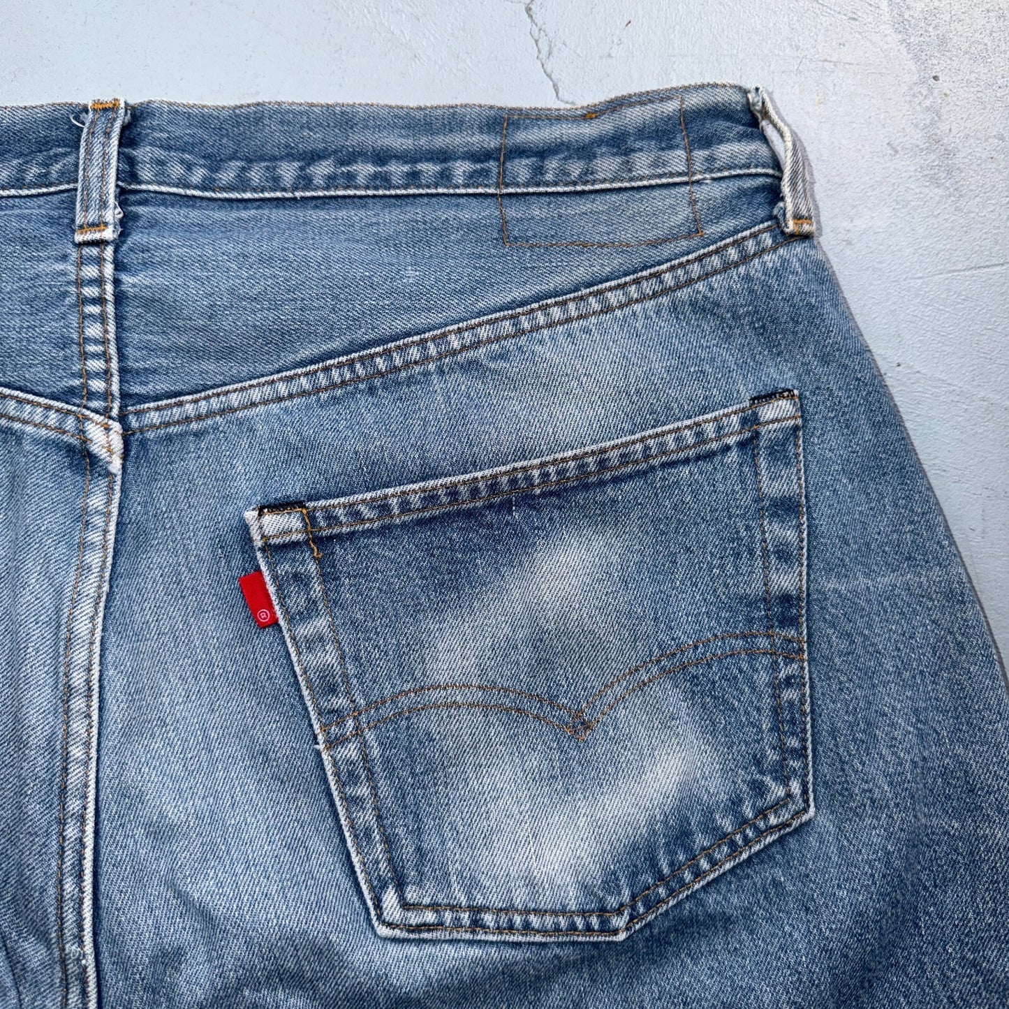 Levis 501 Vintage 80s Redline Selvedge USA XX Jeans Light Wash 40x34 Act 38x30