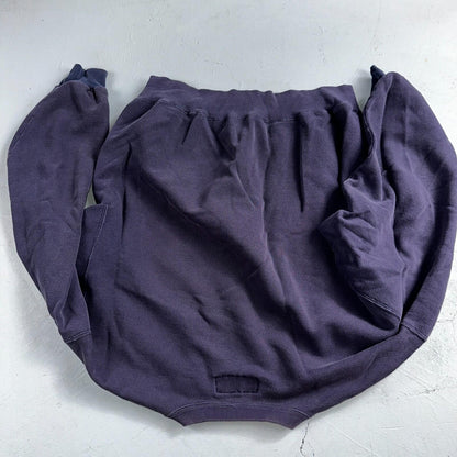 Russell Athletic USA Sweatshirt Crewneck Purple Navy 80s 90s Jumper Warm Up V