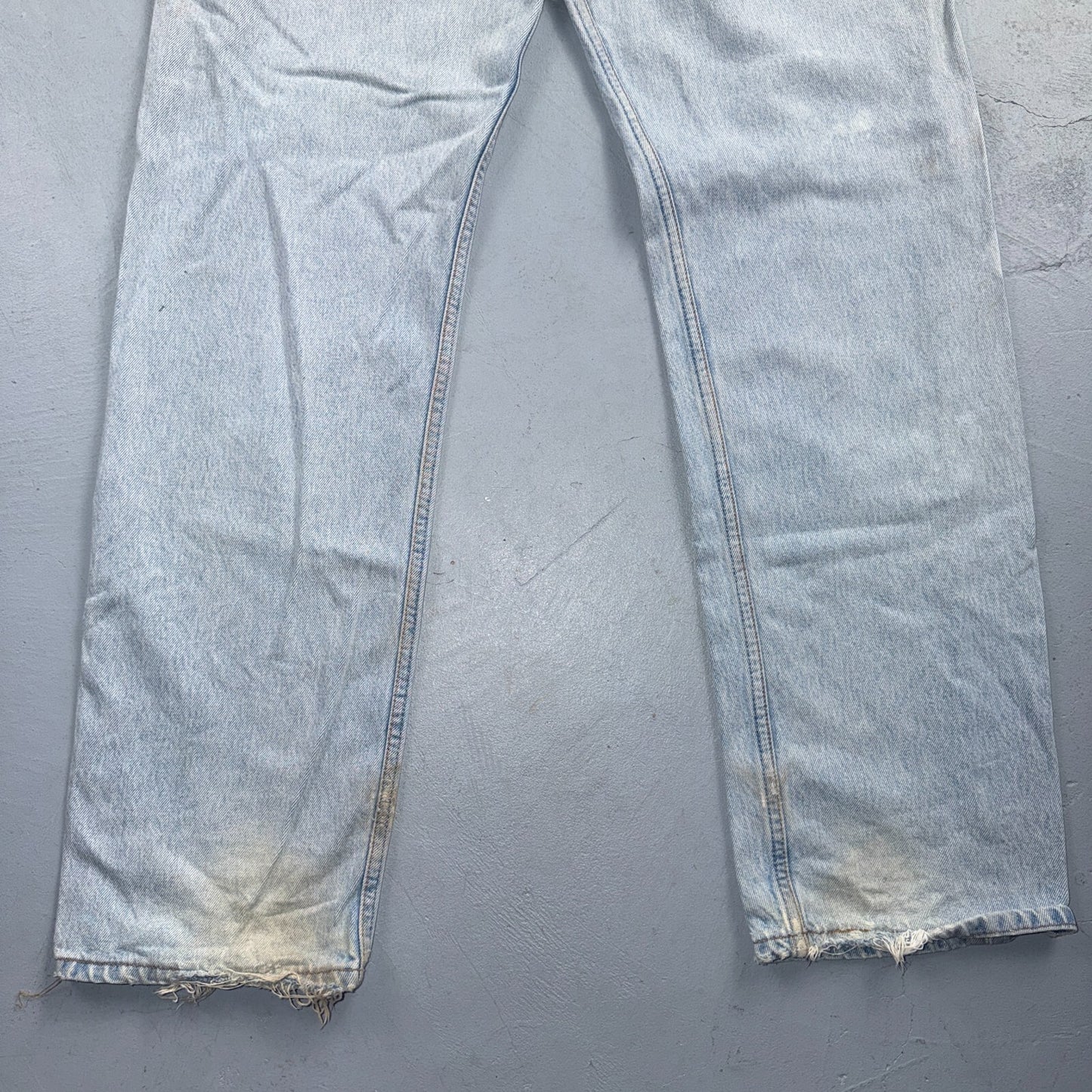 Levis 501 Vintage 90s Y2K XX Straight Leg Jeans Blue Light Wash 36x34 Act 35x32