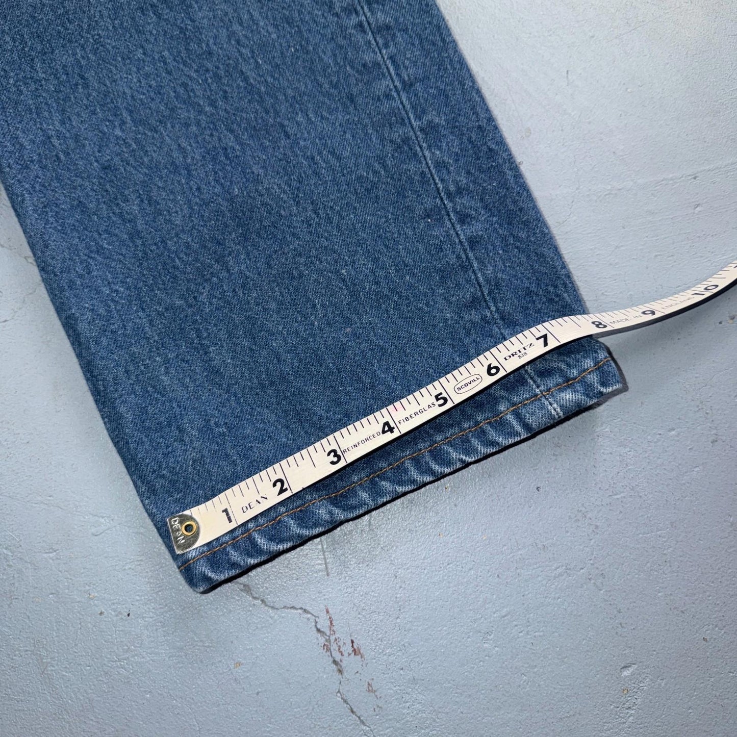 Levis 501 Vintage 90s USA XX Straight Leg Jeans Blue Med Wash 36x34 Act 33x30