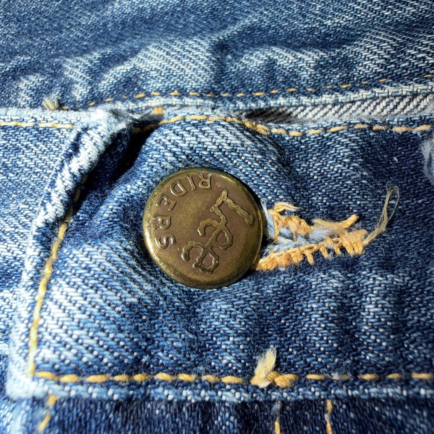 Vintage 60s Lee Riders Sanforized Denim Blue Jeans USA Talon Mens 32x31 70s