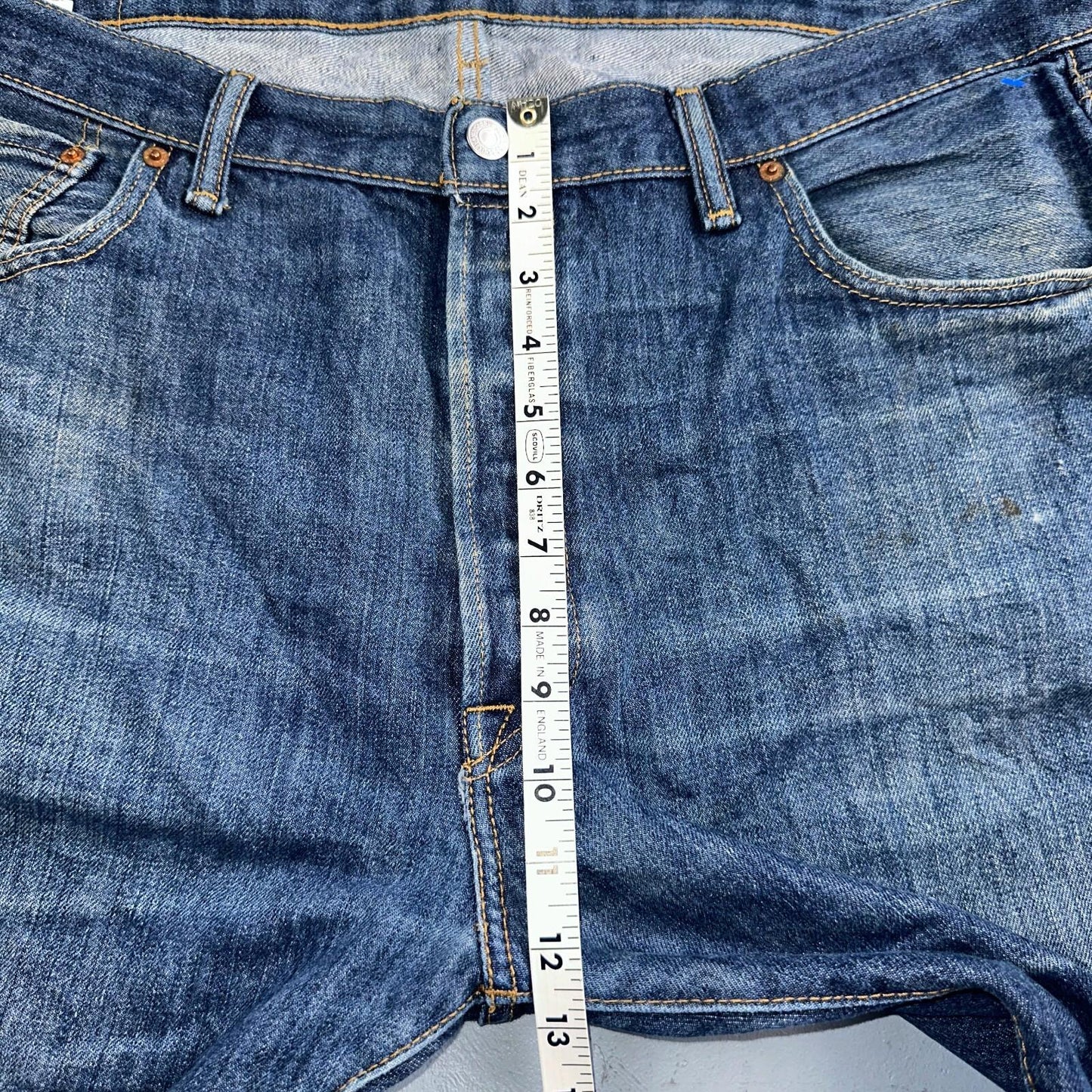 Levis 501 Y2K XX Straight Leg Jeans Blue VTG Dark Wash 40x32 Act 40x31