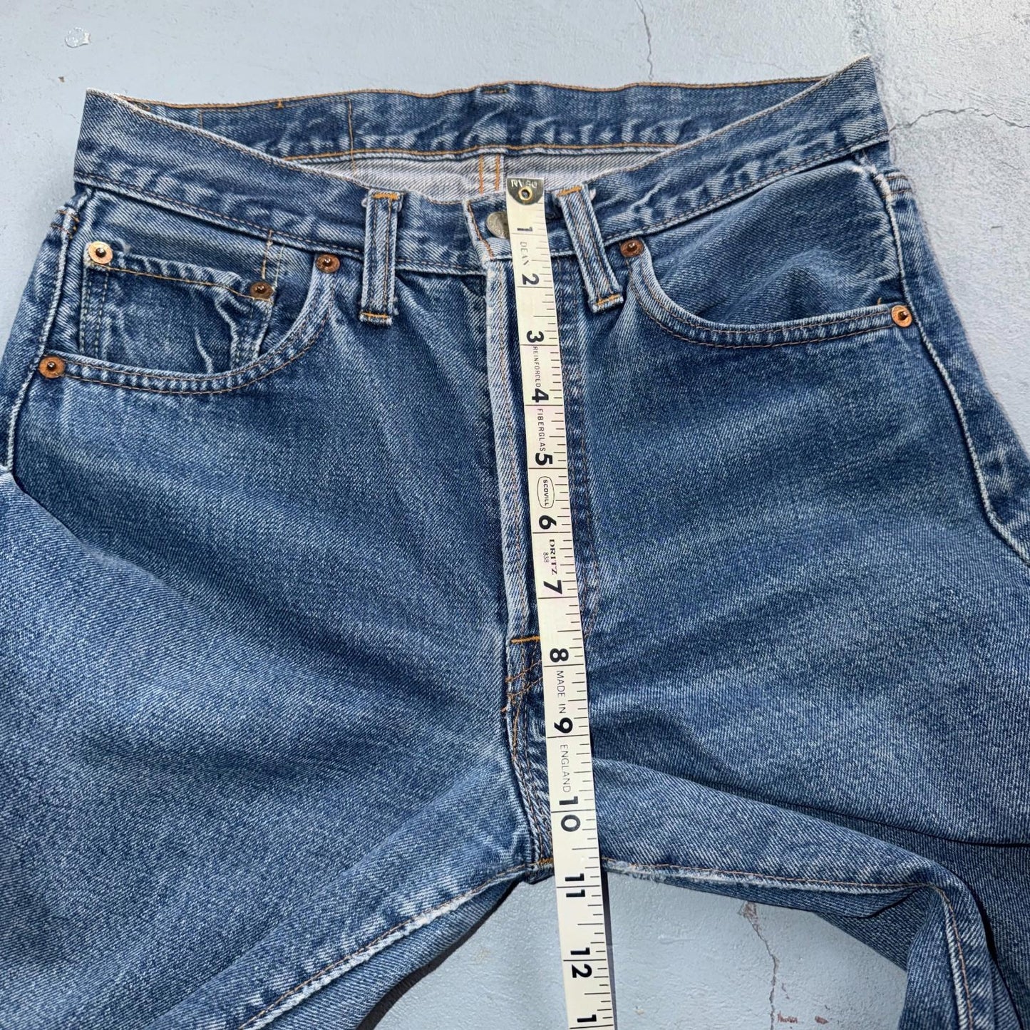 Levis 501 VTG 70s SS Redline Selvedge Jeans XX Med Wash 29x30 Act 27x28
