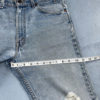Levis 517 Vintage 80s USA Orange Tab Bootcut Flare Blue Worn Jeans Act 32x29