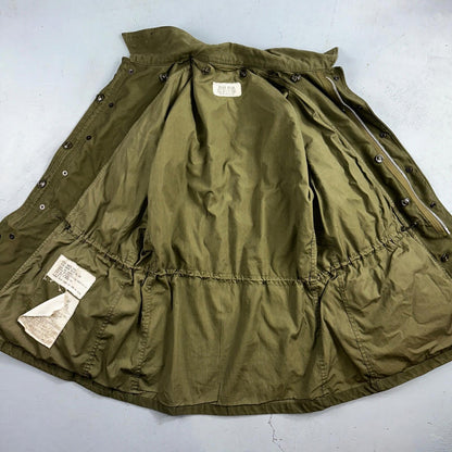 Vintage US Army Military OG 107 M-1951 Field Coat Jacket Mens Size M M65 1957