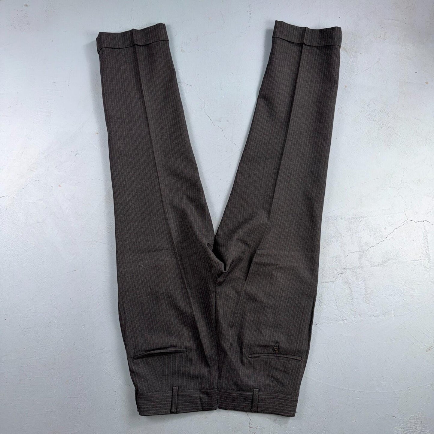 1960s 1950s VTG Mens 2 PC Suit 38 Jacket Coat Pants Gray Union Wool Rockabilly