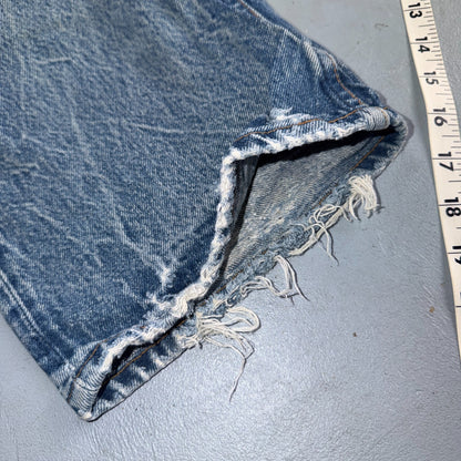 Levis 501 Vintage 80s USA XX Straight Leg Jeans Blue Light Wash 44x32 Act 40x27