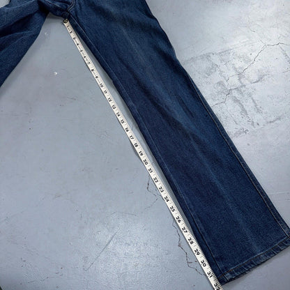 Levis Vintage Womens Size 24x32 White Tab Big E 501 Blue Straight Jeans 70s 80s