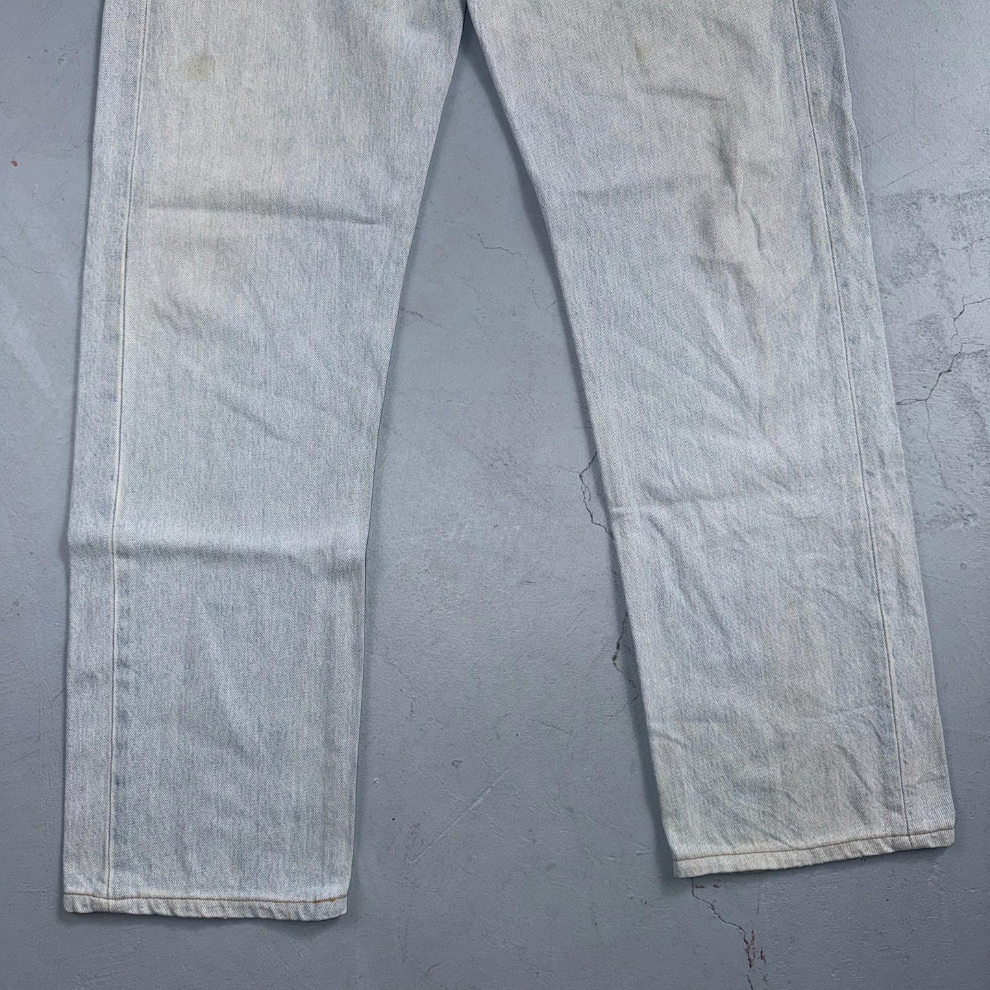 Levis 501 Vintage Y2K 90s XX Straight Leg Jeans Blue Light Wash 36x36 Act 35x32