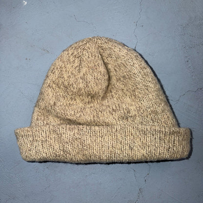 VTG 70s 80s Wool Knit Winter Beanie Hat OSFM Rockabilly Warm Grunge Basic