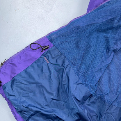 Patagonia VTG RARE 90s Hooded Zip Up Jacket Mens L Purple Rain Parka Wind
