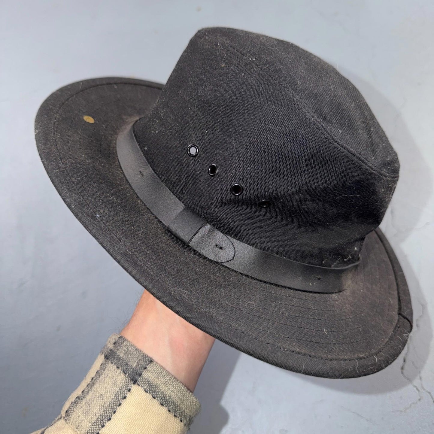 C.C. Filson Tin Cloth Packer Hat Men’s M Fishing Hunting Americana Classic Cap