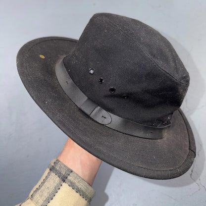 C.C. Filson Tin Cloth Packer Hat Men’s M Fishing Hunting Americana Classic Cap