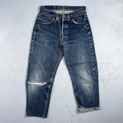 Levis 501 Big E Vintage 60s Redline Selvedge USA XX 1960s Jeans Skinny Act 26x23