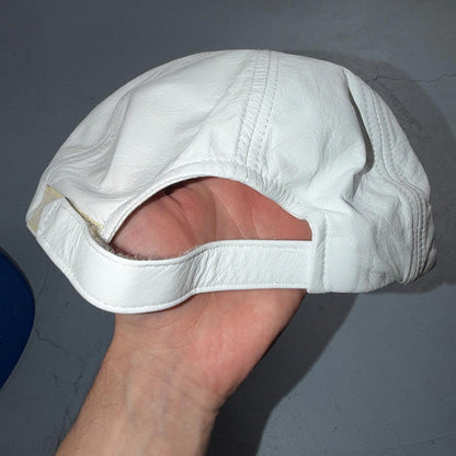 Canada Leather VTG Hat Baseball Cap Snapback Buck Cadillac Flag Rare Cartoon 80s