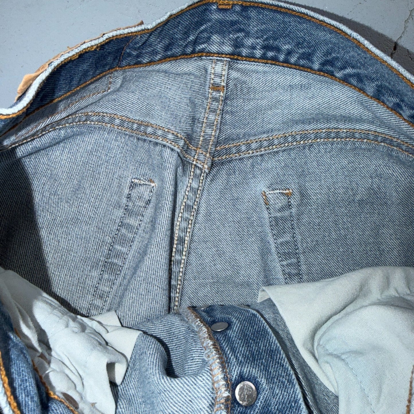 Levis 501 Vintage 90s Y2K XX Straight Leg Jeans Blue Light Wash 30x34 Act 28x32