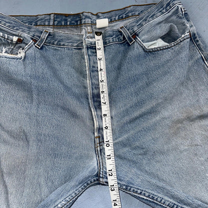 Levis 501 Vintage 90s Mexico Straight Leg Jeans 40x32 Y2K Light Wash Act 38x30