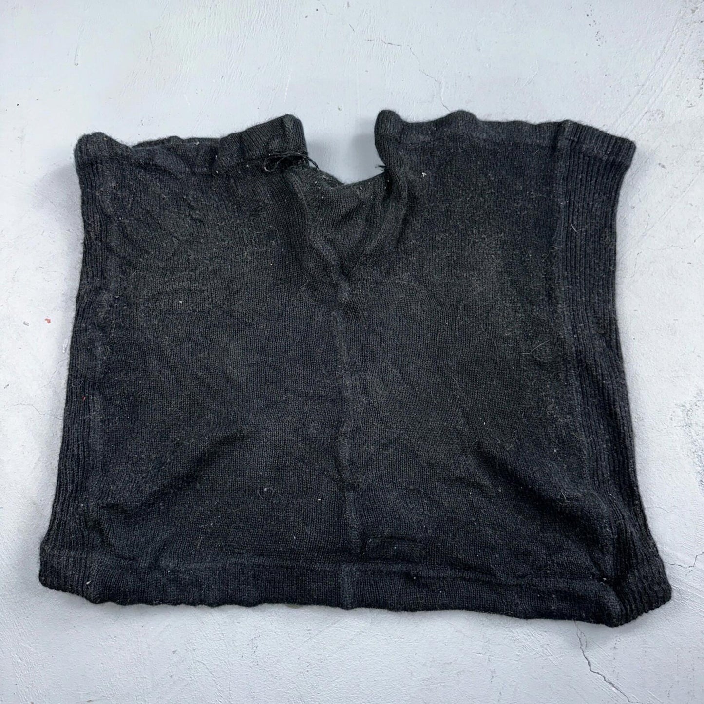 VTG 50s 60s Lasley Knitting Co Wool Letterman Navy Black Shorts Rare Swim Trunks