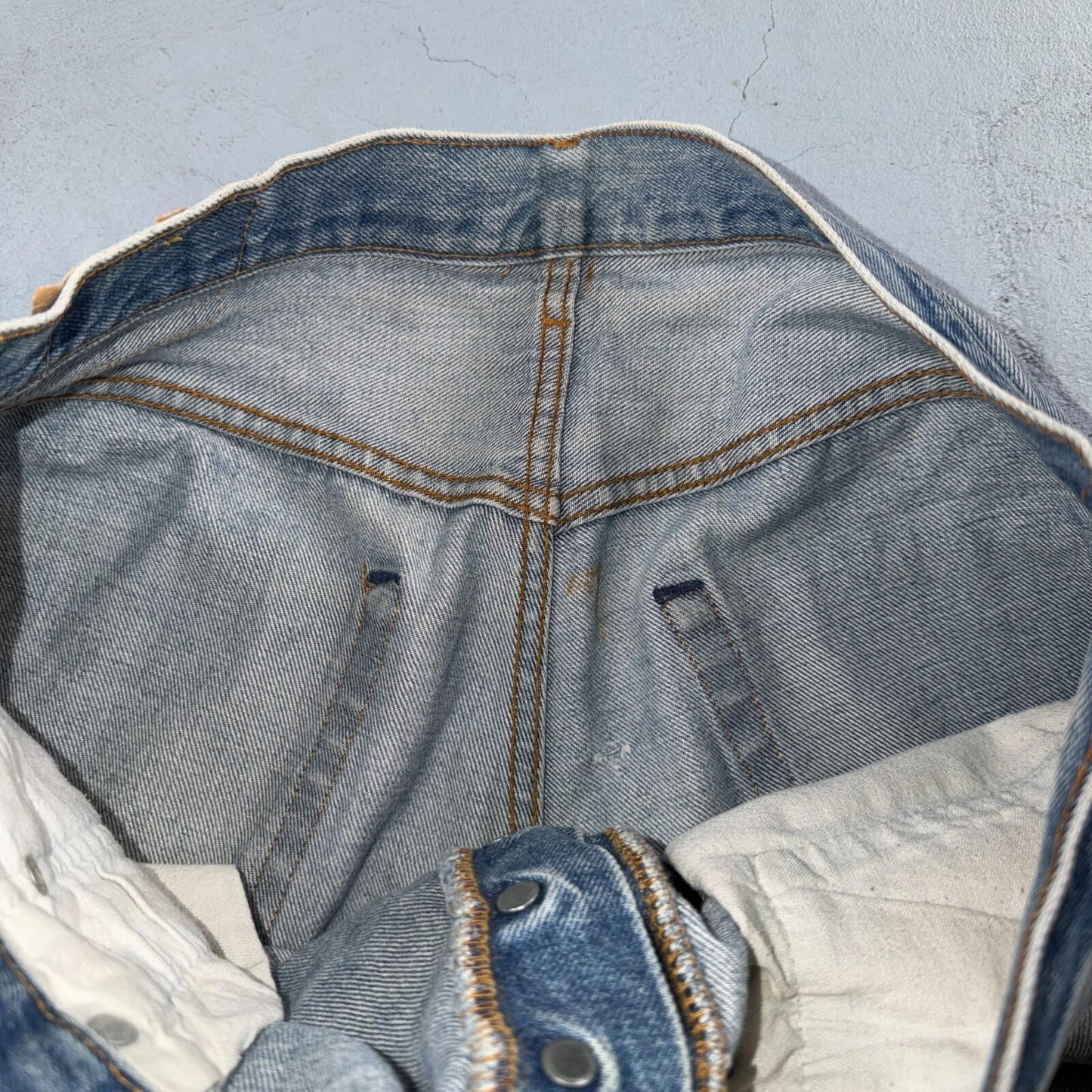Levis 501 Vintage 80s Redline Selvedge USA XX Jeans Light Wash 36x34 Act 33x30