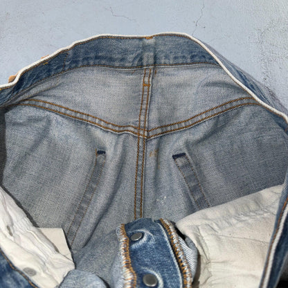 Levis 501 Vintage 80s Redline Selvedge USA XX Jeans Light Wash 36x34 Act 33x30