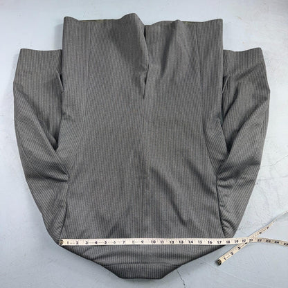 1960s 1970s VTG Mens 3 PC Suit 40 Jacket Coat Pants Gray Union Wool Rockabilly