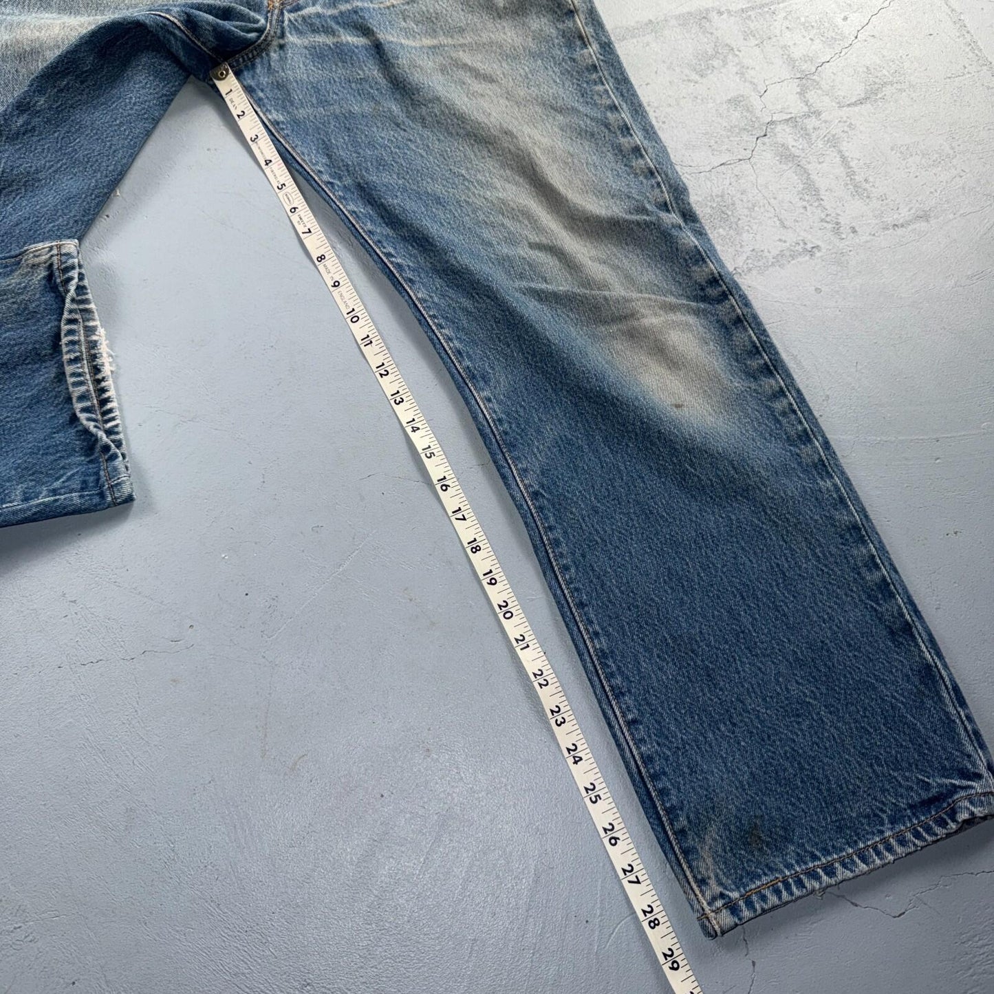 Levis 501 Vintage Y2K XX 90s Straight Leg Jeans Blue Light Wash 34x32 Act 32x29