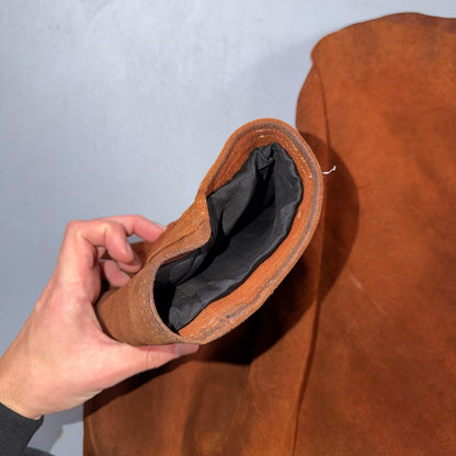 Buckboard Vintage Suede Leather Western Jacket Snap Buttons Men’s Size 44