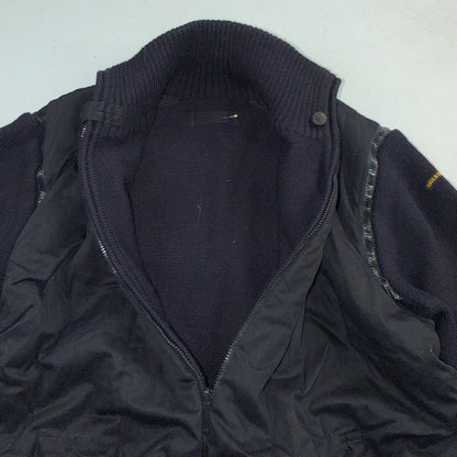 Paul & Shark Yachting Wool Revesible Heavy Jacket Removable Sleeves Italy Vest