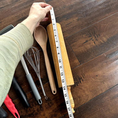 Kitchen Utensils Spatula Rolling Pin Wooden Spoon Mixing Spreading Glaze Lot Set