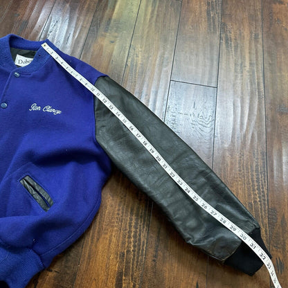 Ford VTG Dehen Varsity Blue V8 Columbia River Letterman 70s Jacket Size 44