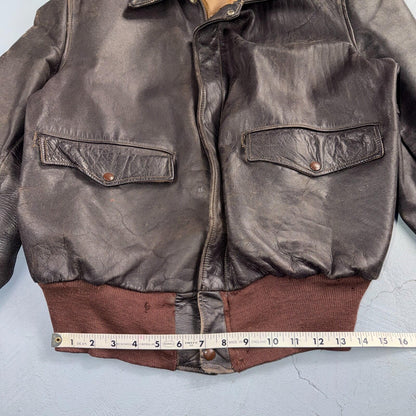 VTG 50s Sierra Sportswear Horsehide Leather Jacket Distressed Buco A2 Bomber