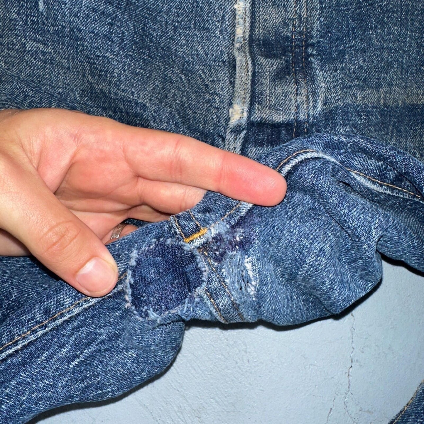 Levis 501 Vintage 70s SS Redline Selvedge USA XX Jeans Med Wash 48x30 Act 44x26