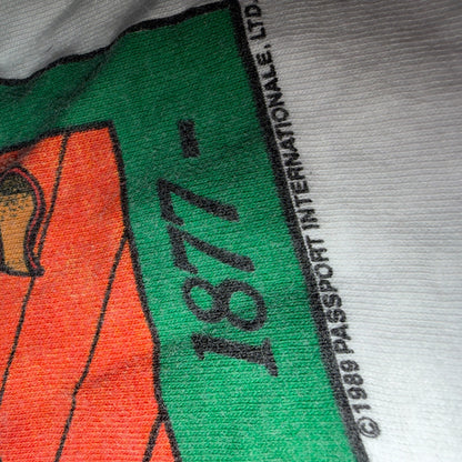 VTG Oneita 90s The Cock And Bottle Dublin Ireland Pub T Shirt Rooster Beer Tee